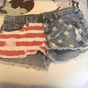 American Flag Shorts